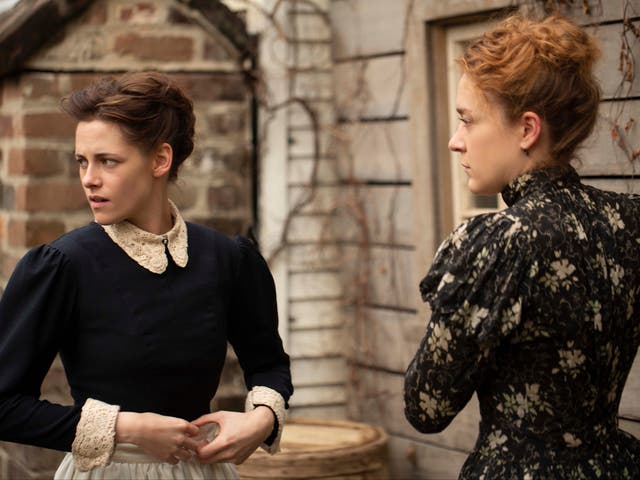 Kristen Stewart as Bridget Sullivan, Chloe Sevigny as Lizzie Borden  2018