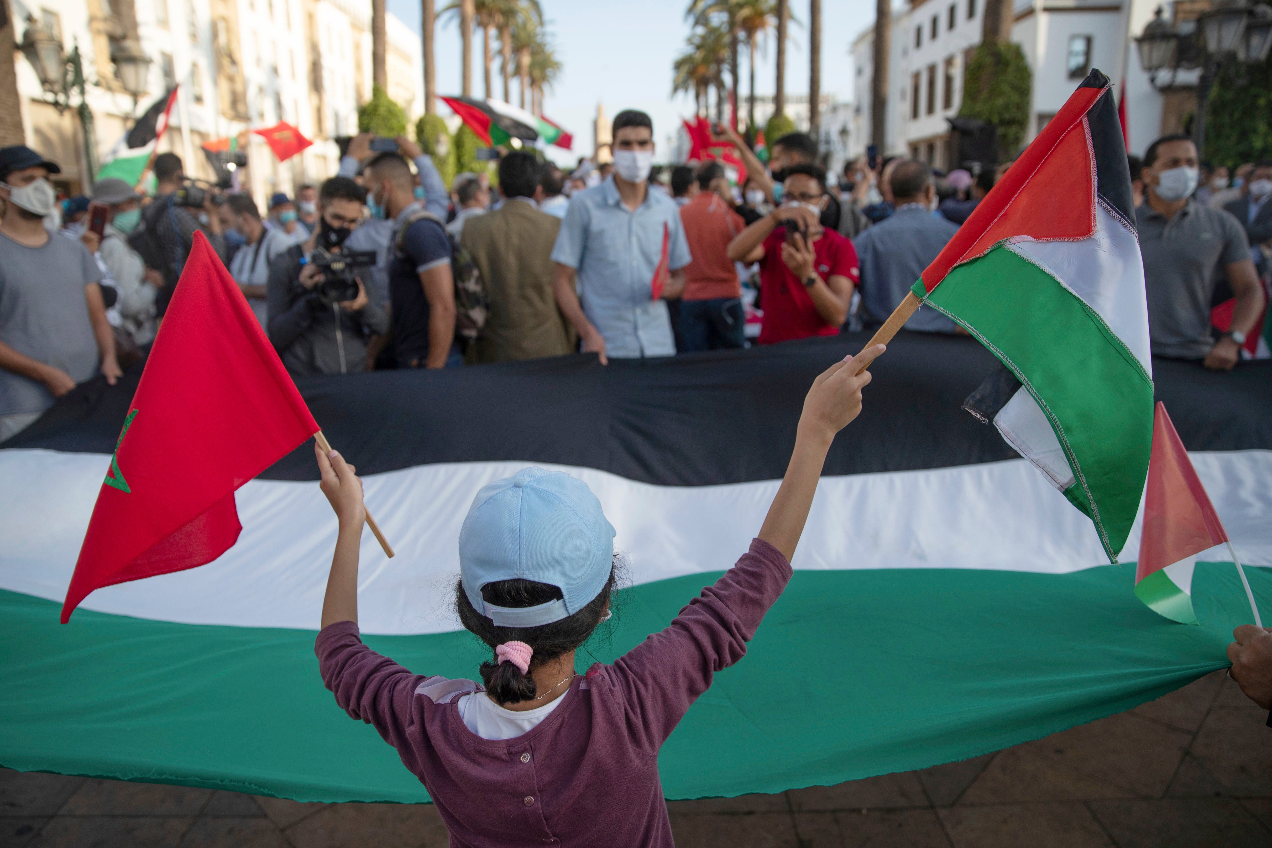 Morocco Protest Israel