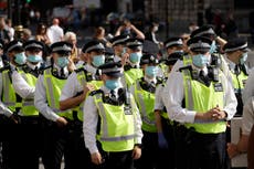 Police clash with anti-lockdown protesters in London