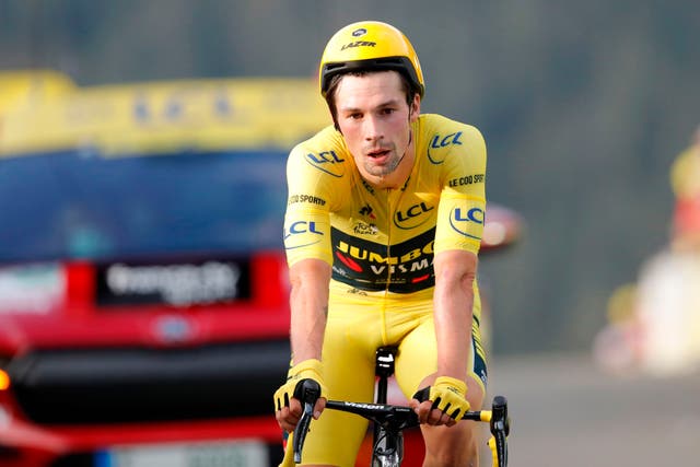 Primoz Roglic lost the yellow jersey on the final stage