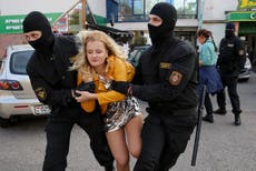 Rights group: More than 200 women detained at Minsk protest