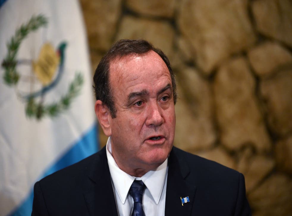 Alejandro Giammattei, presidente de Guatemala.