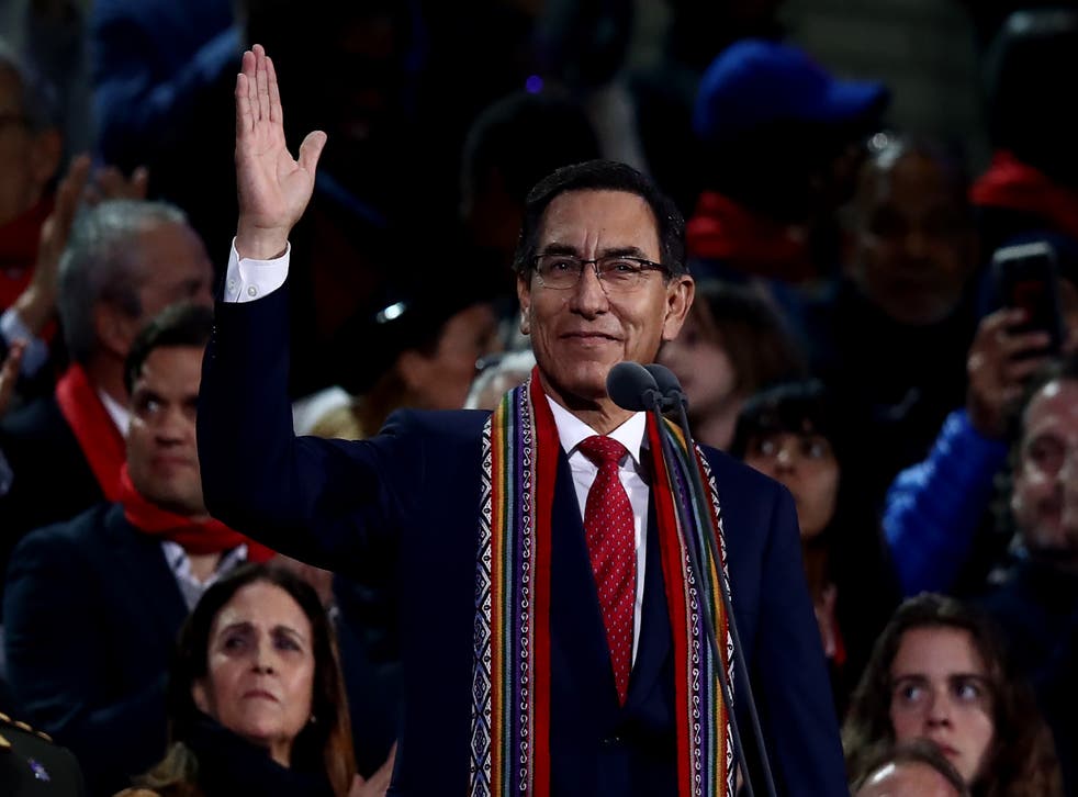 Presidente de Perú, Martin Vizcarra.