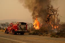 
California wildfires: Los Angeles desert communities told to evacuate