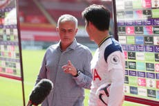 Jose Mourinho praises Spurs attack with Son Heung-min ‘on fire’ and Harry Kane bringing ‘big dynamic’ edge