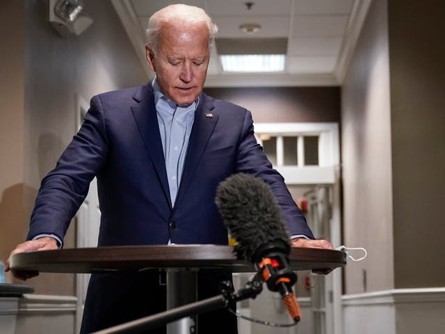Senate Republicans are trying to tie their strategy for Donald Trump's coming Supreme Court nomination to his election foe: Joe Biden.