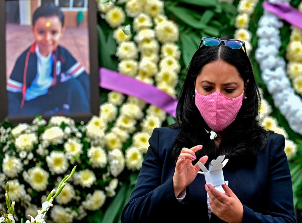 Miriam Rodriguez, madre del pequeño José Eduardo, quien perdió la vida a los 7 años el 19 de septiembre de 2017 durante el sismo en Ciudad de México. 