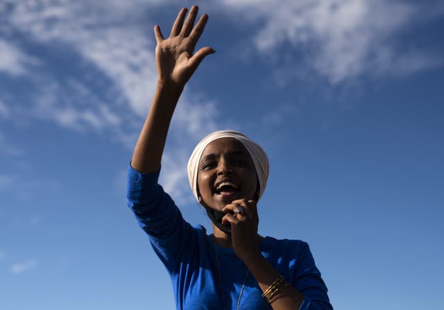 Representative  Ilhan Omar responded to Donald Trump's criticism on Saturday