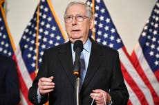 Republican group targets ‘hypocrite’ Mitch McConnell for turnabout on Supreme Court nominations during election season