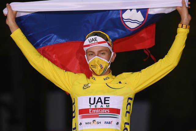 Pogacar se llevó el Tour de Francia 2020.
