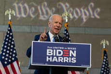 Biden warns confirming Supreme Court justice before election would cause ‘irreversible damage’ and promises to nominate a Black woman if he wins