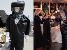Emmy Awards 2020: Winners receive awards from presenters in hazmat tuxedos