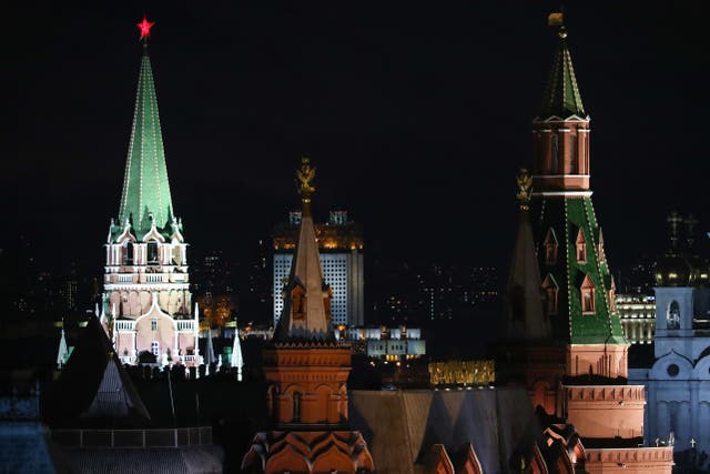 <p>The Kremlin in Moscow</p>