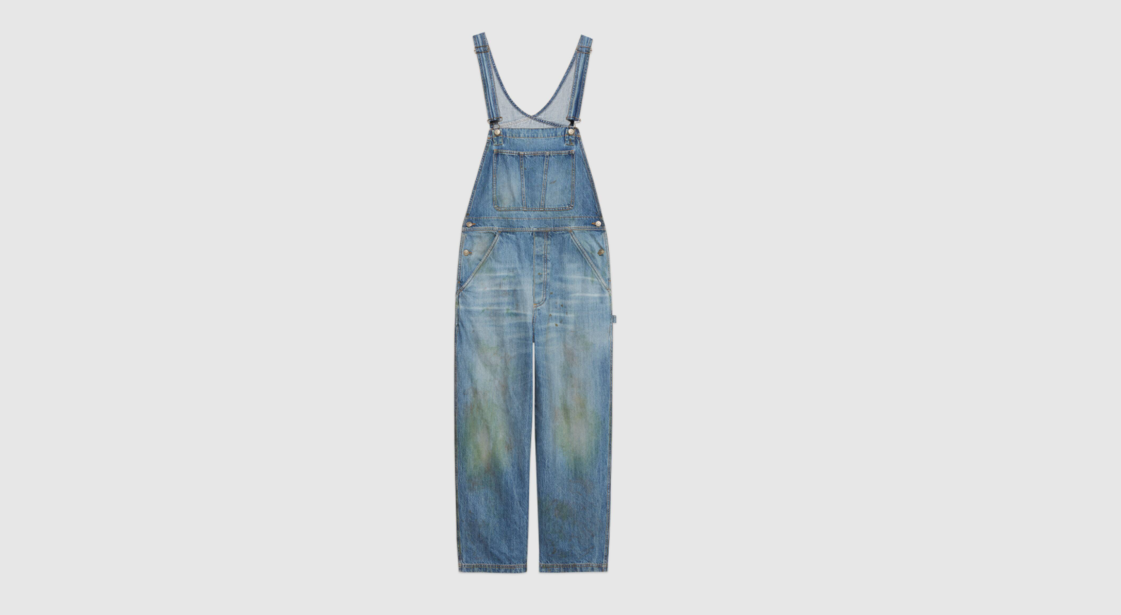 gucci dirty overalls