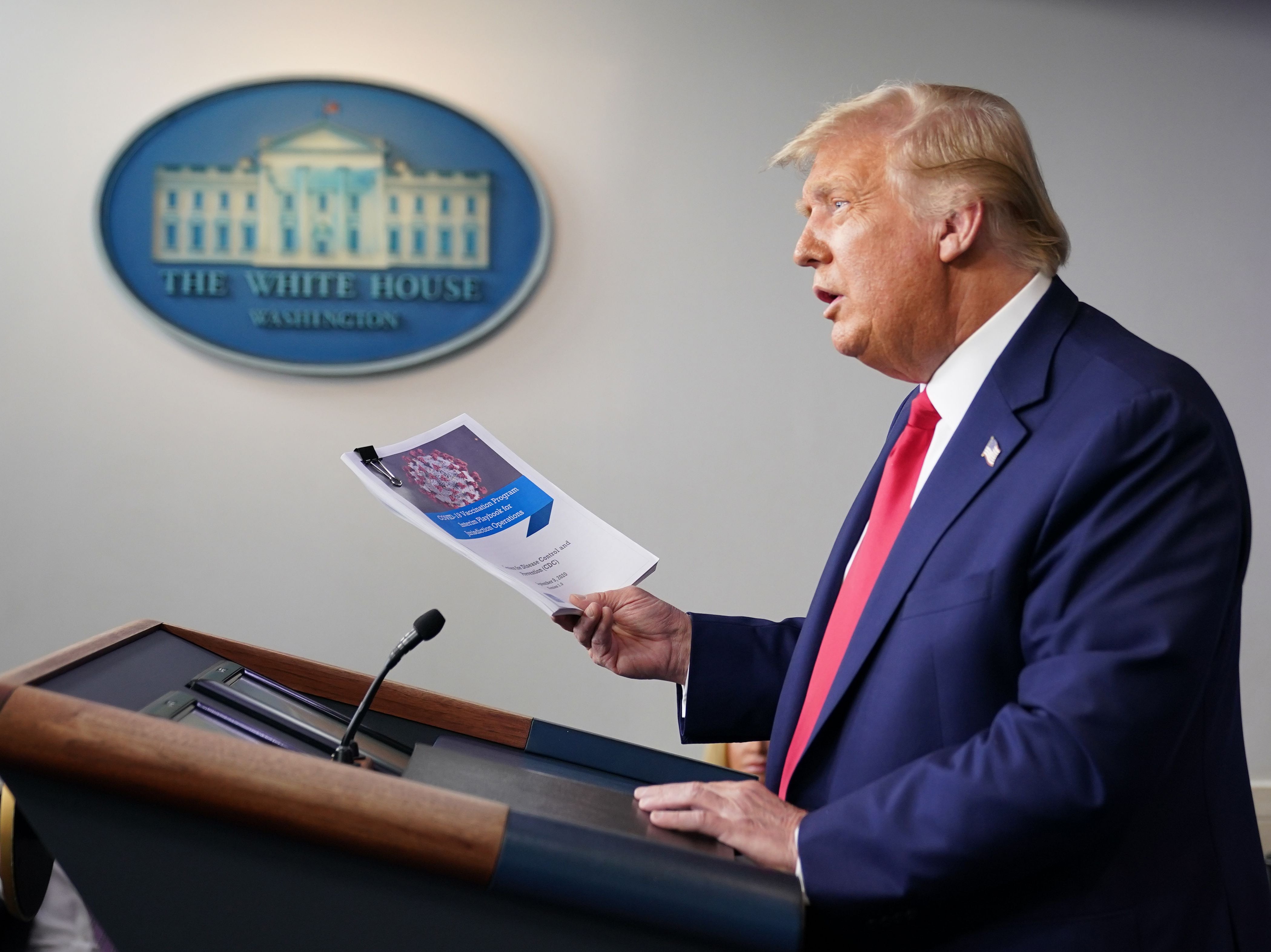 Related video: Trump 'looking at' making coronavirus vaccine free