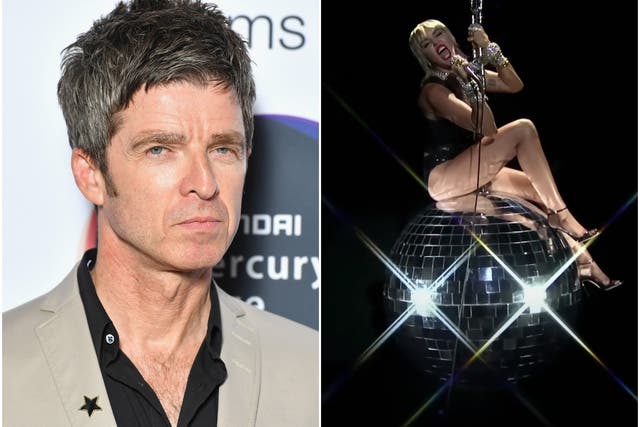 Gallagher disapproved of Miley Cyrus's performance at the MTV VMAs