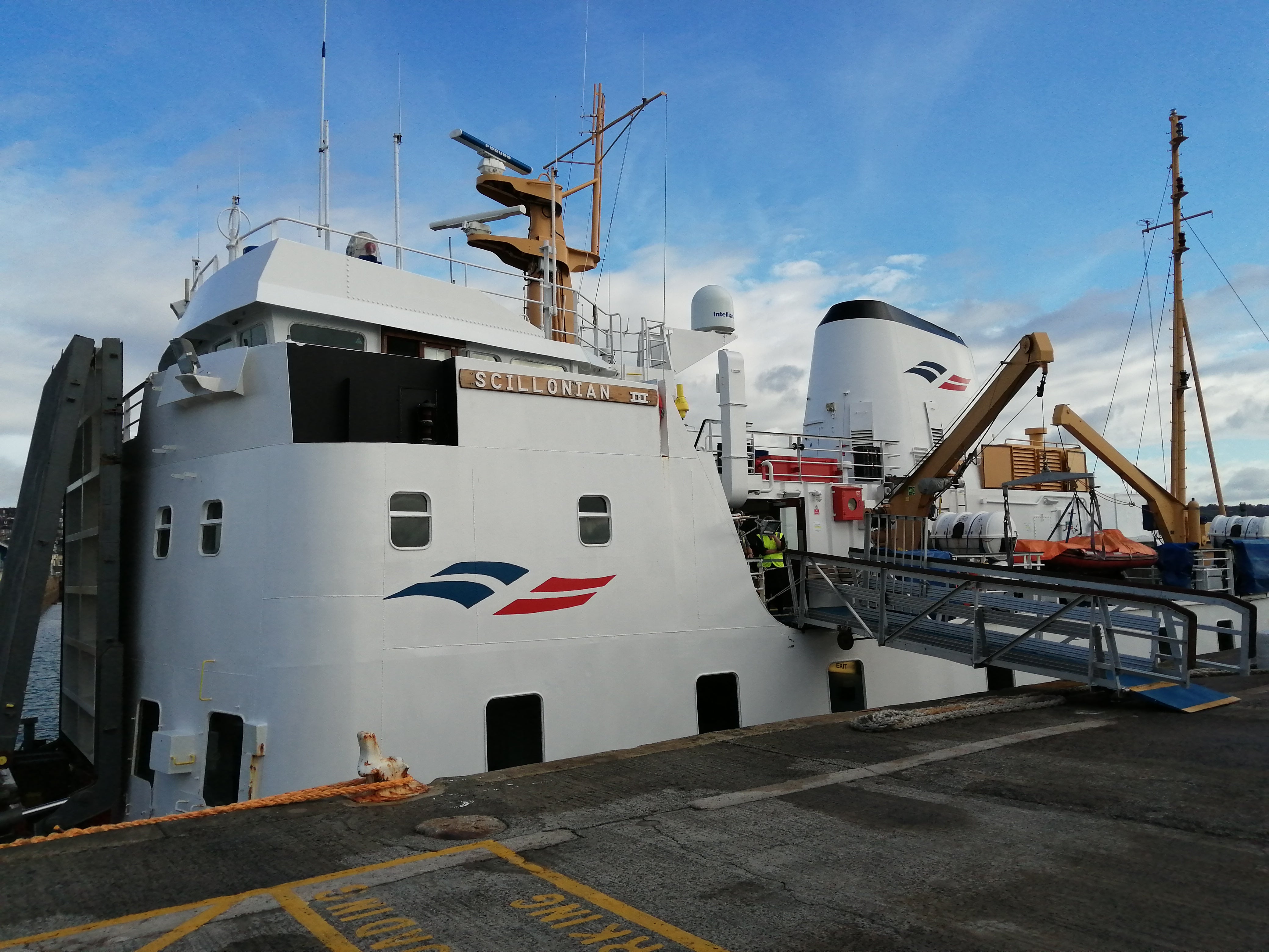 The Scillonian III can be a kind or a cruel mistress, depending on the weather
