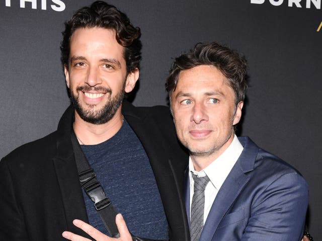 Nick Cordero and Zach Braff