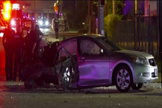 Two Uber passengers dead after suspected street racer 'cut the car in two'