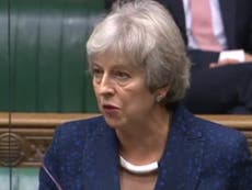 May vows to rebel over ‘reckless and irresponsible’ Brexit bill