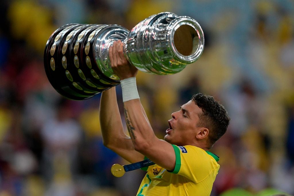 Thiago Silva lifted the Copa America with Brazil last year but wants another World Cup too