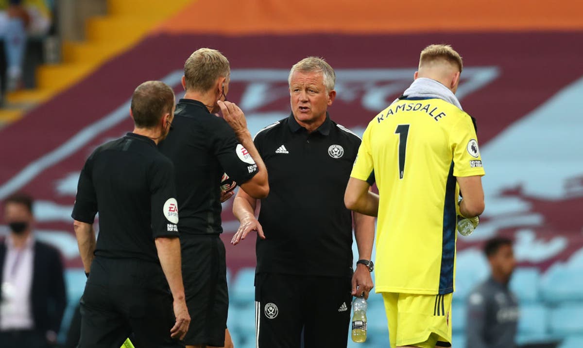 ‘Completely confused’ Chris Wilder suggests Premier League bosses need referee courses to understand changes