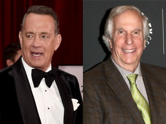 Tom Hanks and 'Happy Days' star Henry Winkler