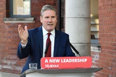 Labour conference: Boris Johnson ‘not up to the job’ of prime minister, Keir Starmer says