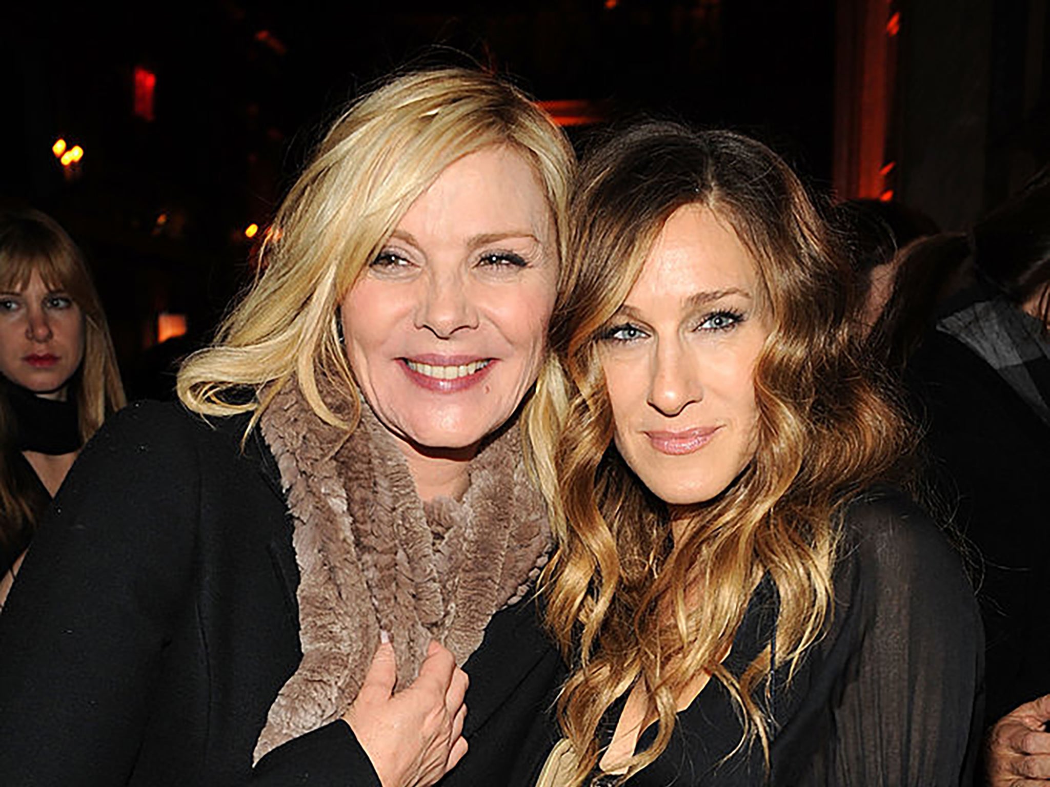 Kim Cattrall and Sarah Jessica Parker at a film premiere in 2009