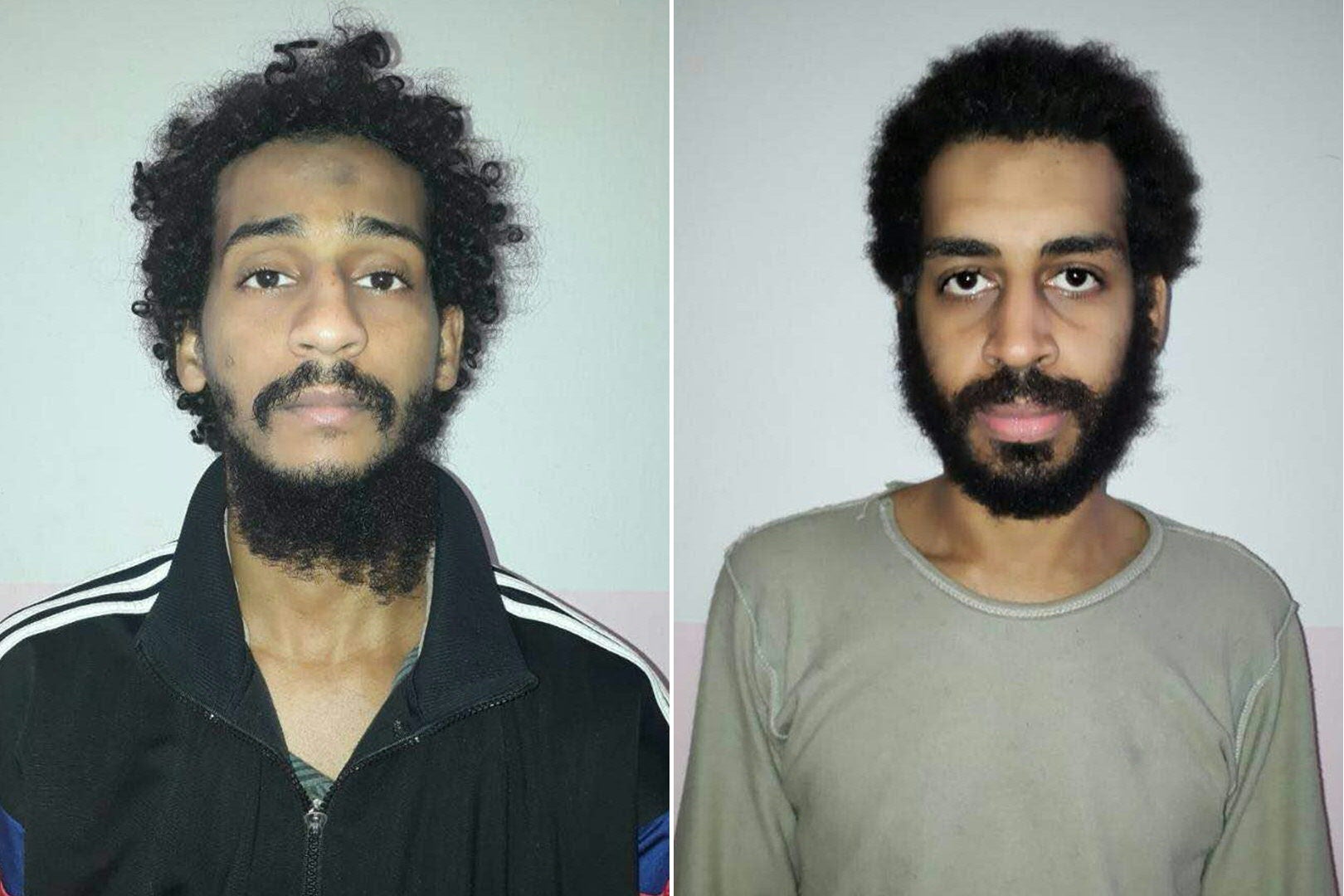  El Shafee el-Sheikh (L) and Alexanda Kotey (R) are currently in US custody 