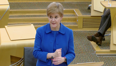 Coronavirus: Scotland bans households mixing indoors as Nicola Sturgeon criticises Boris Johnson plan
