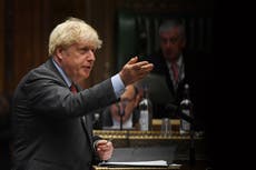 Coronavirus: Boris Johnson suggests high coronavirus infection rates are due to UK’s ‘love of freedom’