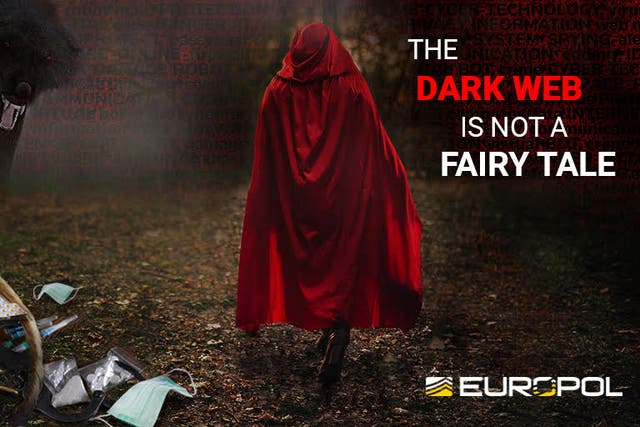 Europol published an advert to deter dark web dealers