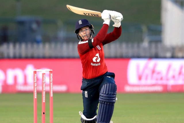 Tammy Beaumont was the star of the show as England won the opening T20