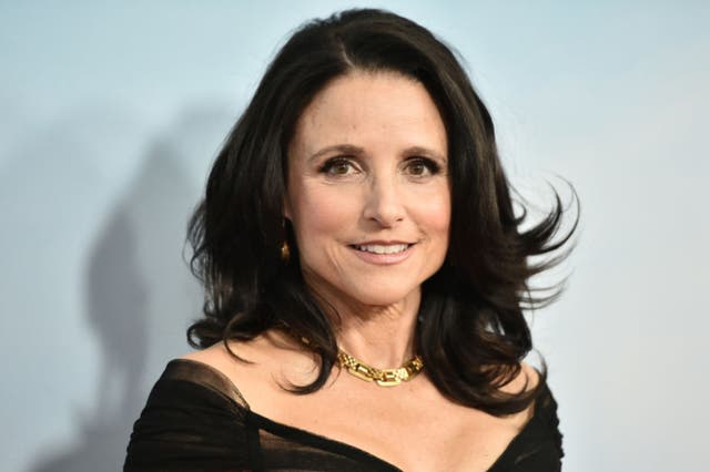 Julia Louis-Dreyfus at the premiere of 'Downhill' on 12 February 2020 in New York City