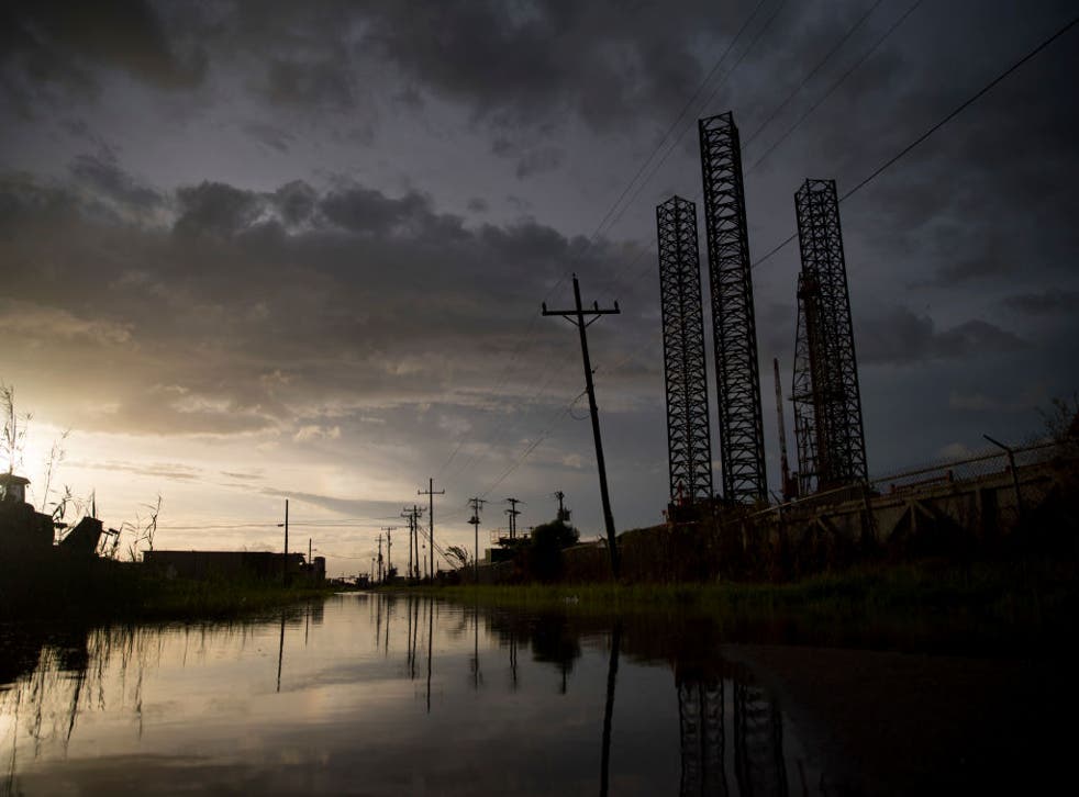 La tormenta tropical Beta provocó inundaciones en Texas.