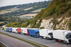 Brexit: Queues of up to 7,000 lorries and two-day border delays likely, leaked Gove letter warns