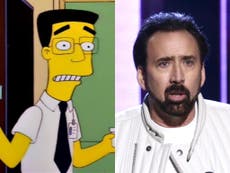 Nicolas Cage nearly voiced Homer’s enemy Frank Grimes in The Simpsons