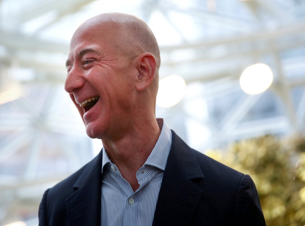 Amazon chief executive Jeff Bezos has seen his fortune swell to more than $200bn during the pandemic