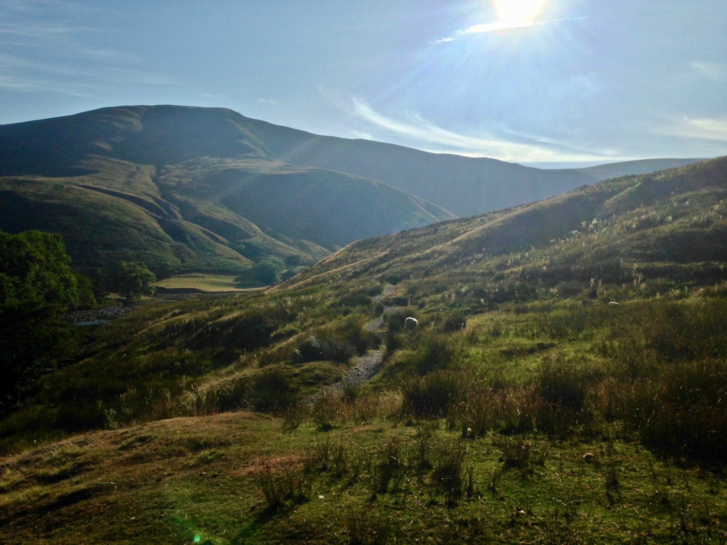Cautley Spout and The Calf in the Howgills