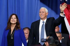 Pence brings Trump’s law-and-order message to city where George Floyd died