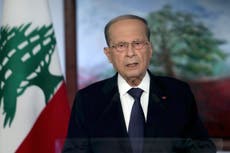 Lebanon asks world's help 'trying to rise from its rubble'