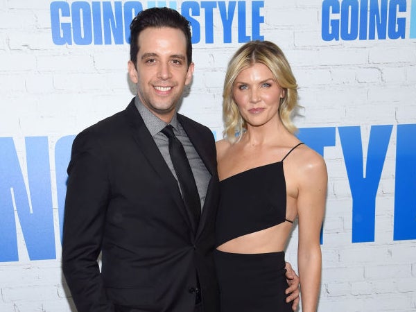 Nick Cordero and Amanda Kloots attend the 'Going In Style' premiere on 30 March 2017 in New York City