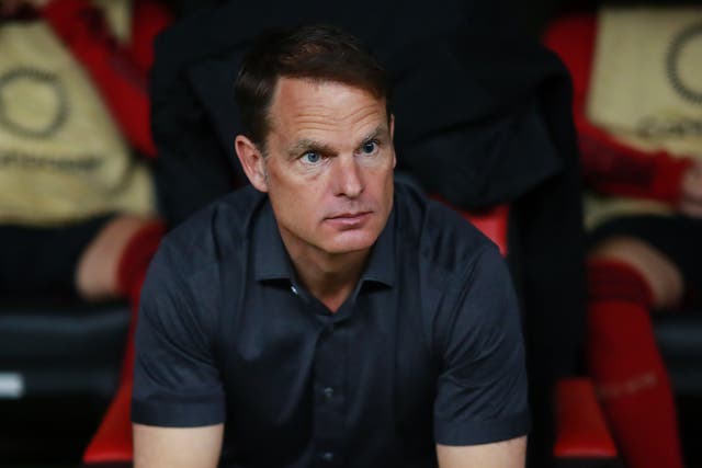 Frank de Boer has managed Ajax, Inter Milan and Crystal Palace among other clubs