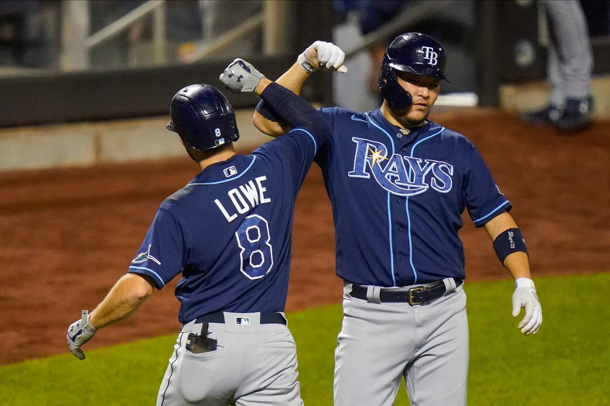 Rays beat Mets 85, clinch 1st AL East title in 10 years home title AP
