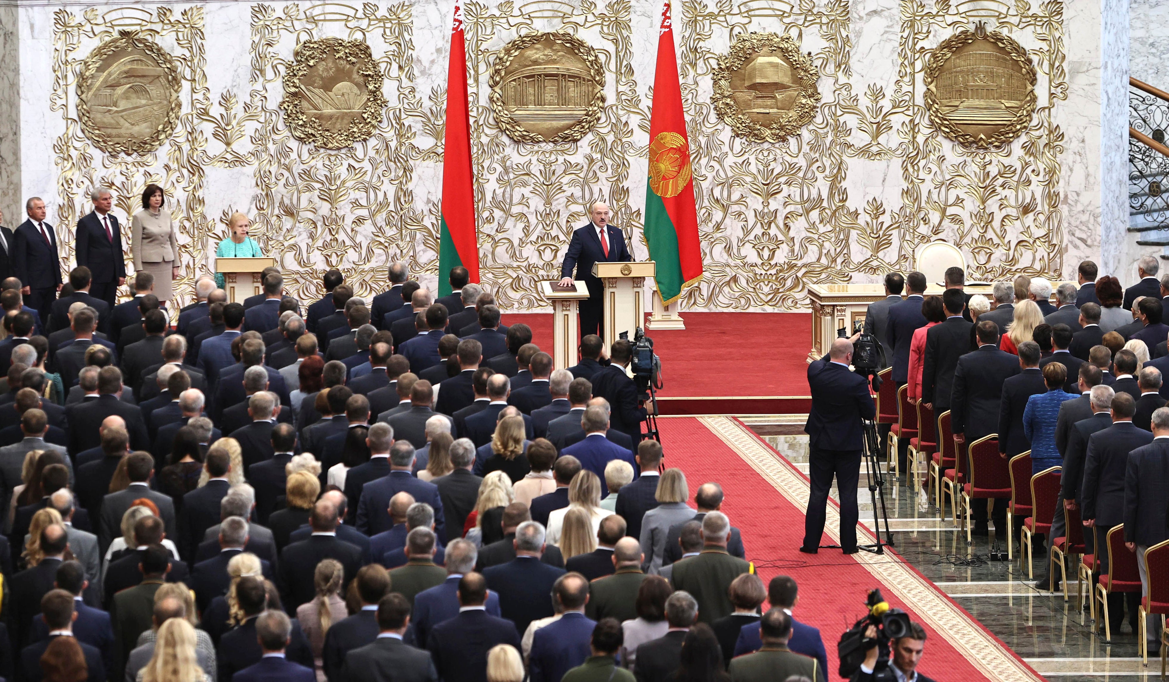 APTOPIX Belarus Lukashenko Inauguration