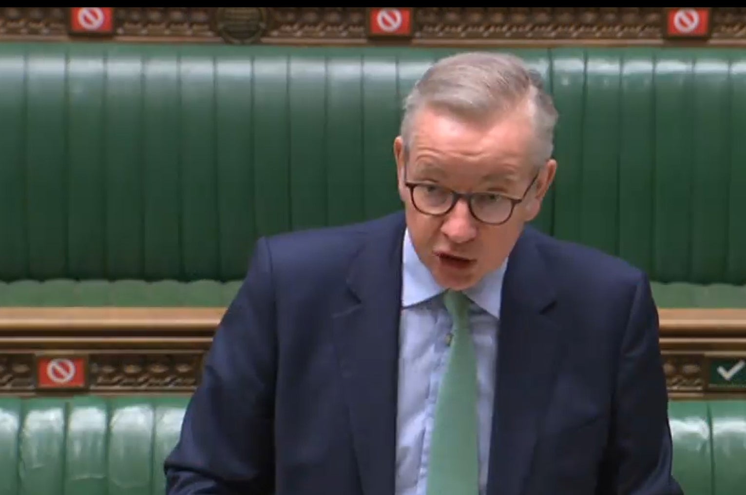 Michael Gove announcing permit plan in the Commons