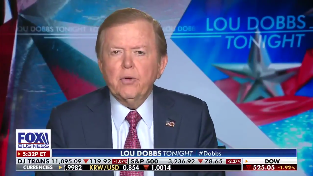 Fox host Lou Dobbs claims ‘no point considering’ Trump election loss ...