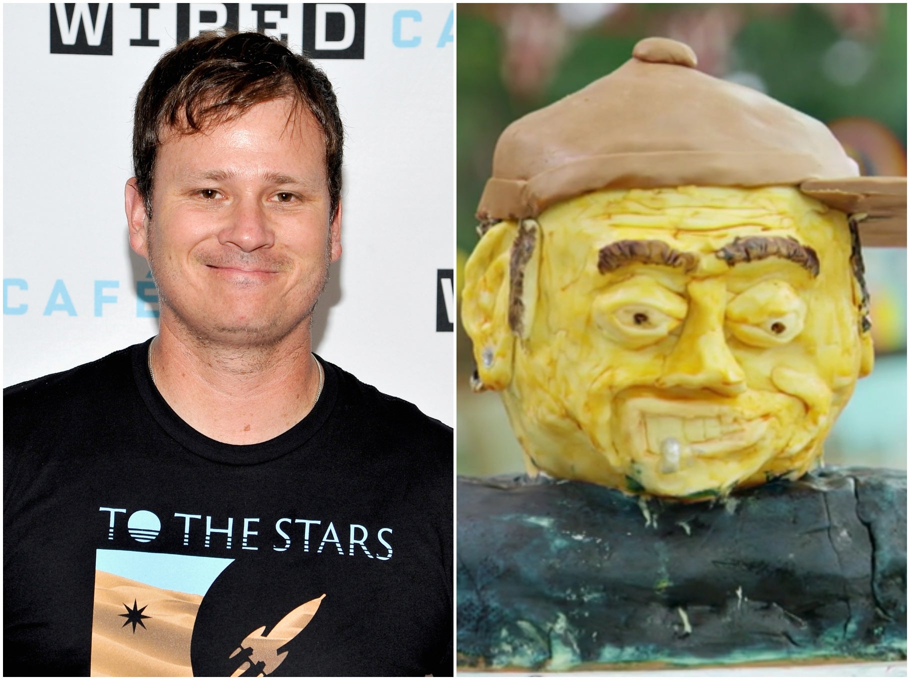 DeLonge in human and cake form
