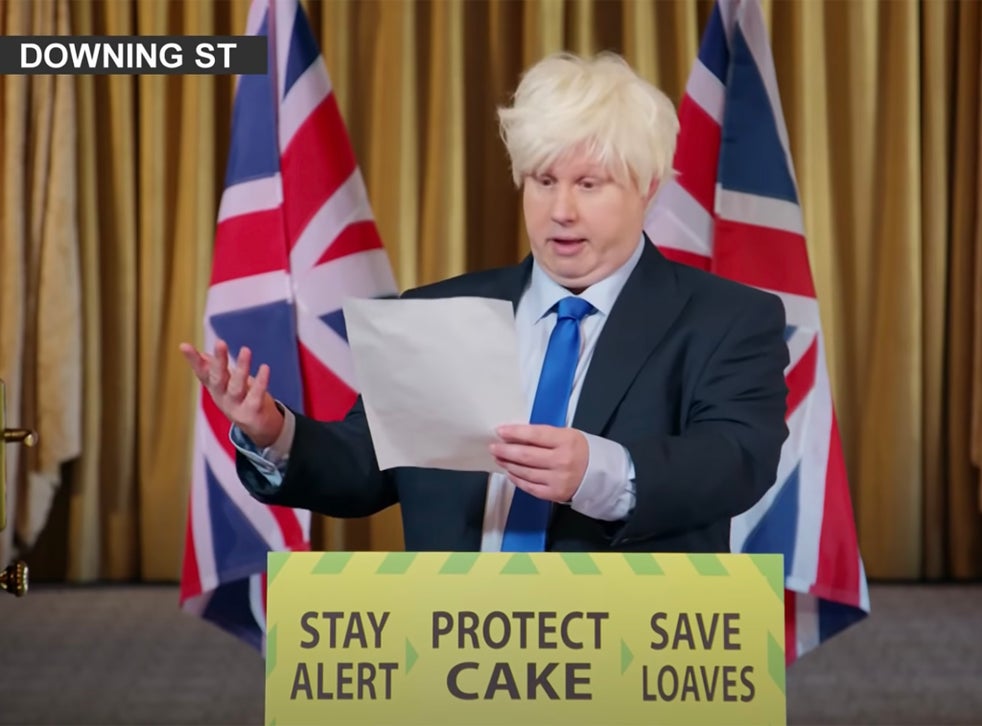 Matt Lucas impersonates Boris Johnson on 'The Great British Bake Off'